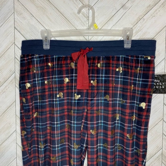 NEW Disney Mickey Mouse pj Pyjama bottoms sleep pants Teen Adult - Picture 5 of 7